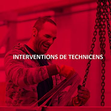 Interventions de techniciens