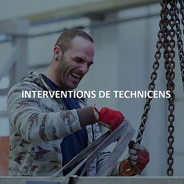 Interventions de techniciens