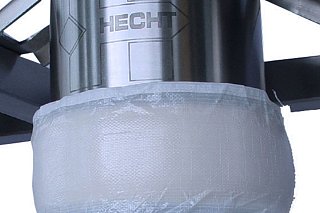 Dust-reducing filling heads