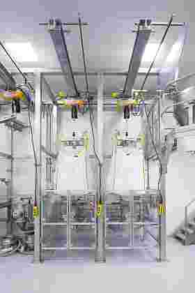 Mehrfach Big Bag Entleerung