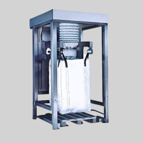 Filling stations with overhead scales