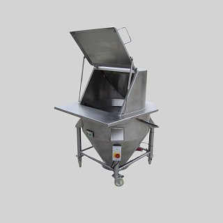 Goulotte pour sacs RVS