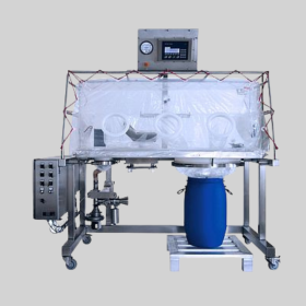 Disposable weighing isolator