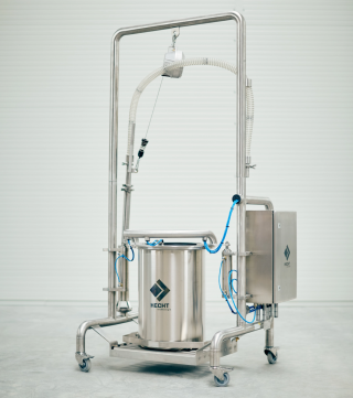 Effiziente Prozesskette für Annahme, Förderung und Abfüllung